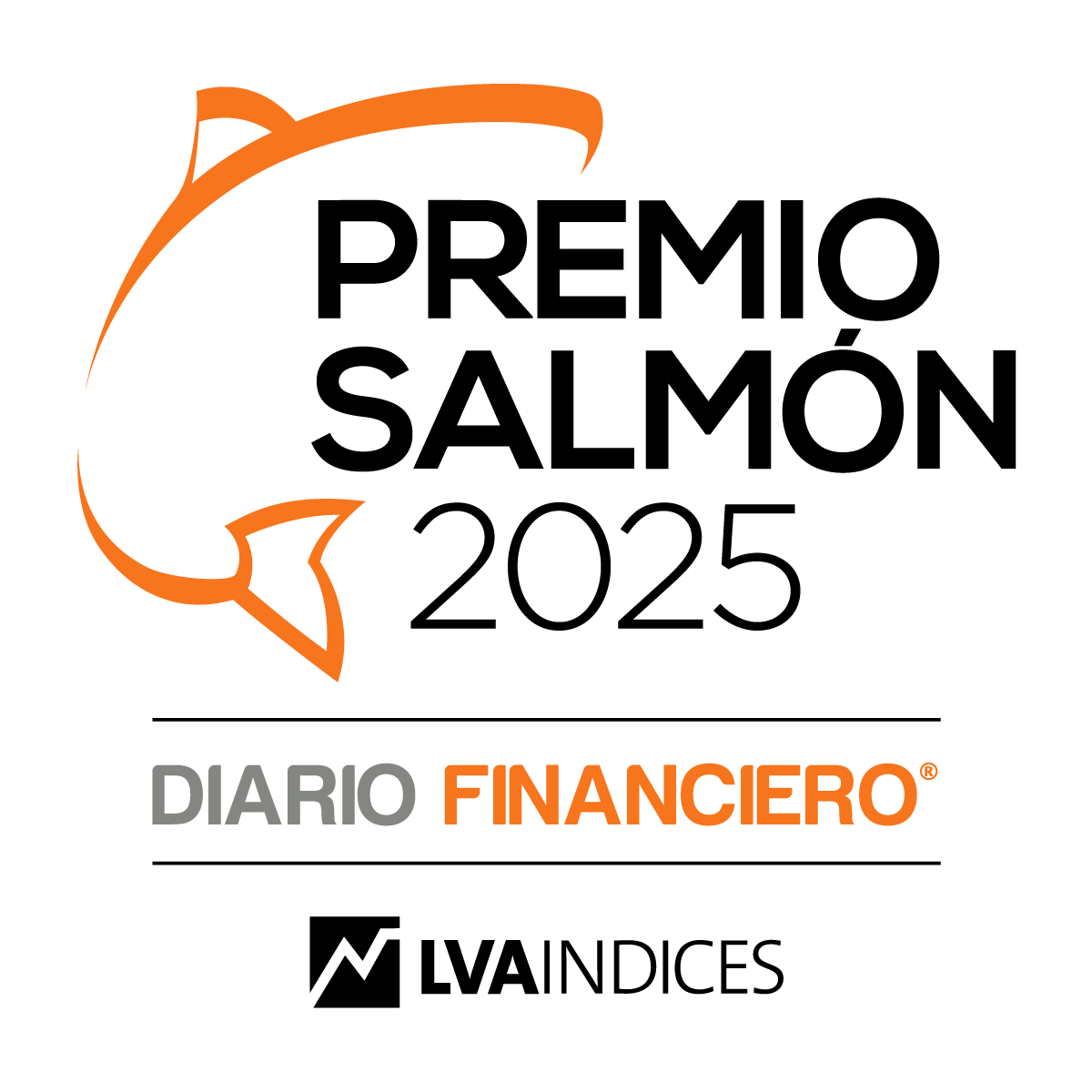 Logotipo del premio Salmon de Diario Financiero, distinción a la excelencia en gestión empresarial